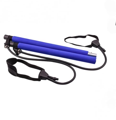 Stretched Fusion Pilates Bar, Pilates Stretched Fusion Bar, Stretchedfusion Multi-functional Pilates Bar, Pilates Stretched Fusion Bar, Multifunctional Pilates Bar Stretched Fusion for Home-Blue